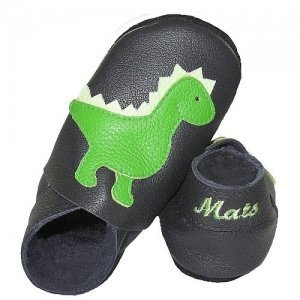 Krabbelschuhe -Happy Dino-