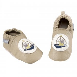 Krabbelschuhe Leder
