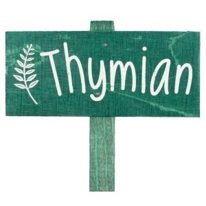 Kräuterschild "Thymian", lang