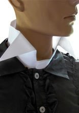 Kragen Stehkragen weiss