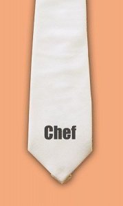 Krawatte in weiss mit Ihrem Wunschtext