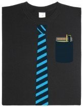 Krawatten Shirt Größe XL