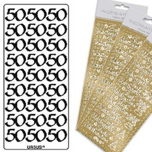 Kreativ Sticker 50, gold