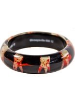 Kreepsville Gothic Armreif Zähne schwarz