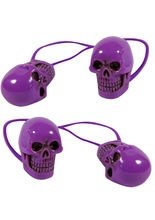 Kreepsville Gothic Haarband Totenkopf li
