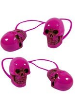 Kreepsville Gothic Haarband Totenkopf pi