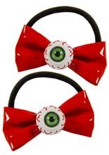 Kreepsville Gothic Haargummi-Set Augapfe