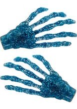 Kreepsville Gothic Haarklammern Skeletth