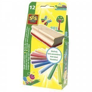 Kreideset mit Tafelwischer