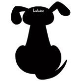 Kreidetafel-Aufkleber (S) cool dog