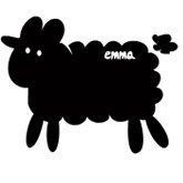 Kreidetafel-Aufkleber (S) sheep