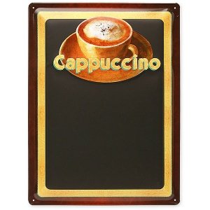Kreidetafel Cappuccino
