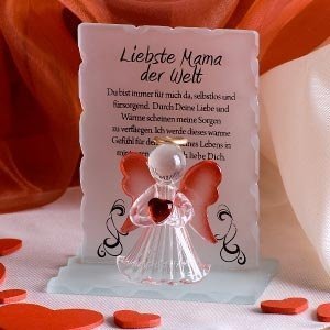 Kristall-Engel *Liebste Mama*