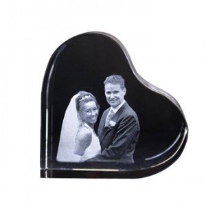 Kristall - Herz 70x70x37