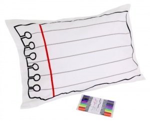 Kritzel-Baumwoll-Kissenbezug