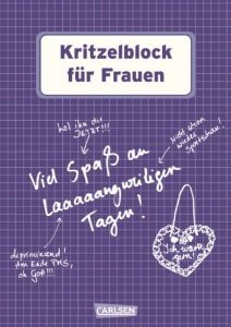 Kritzelblock: Kritzelblock für Frau