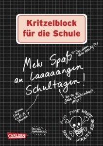 Kritzelblock für die Schule
