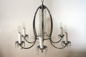 Kronleuchter chrom 57 cm