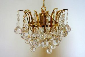 Kronleuchter vergoldet 25 cm