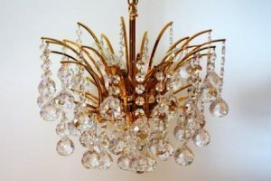 Kronleuchter vergoldet 40 cm