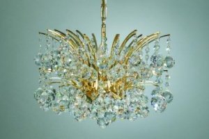 Kronleuchter vergoldet 45cm