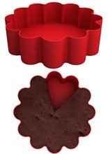 Kuchenform Ich liebe Kuchen rot