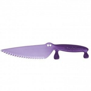 Kuchenmesser Coco transparent pflaume