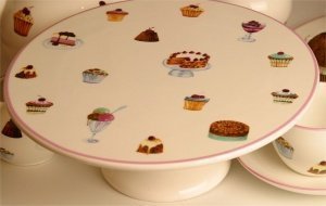 Kuchenplatte mit Fuss Cake