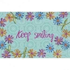 Küchenmatte "Keep Smiling"