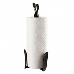 Küchenrollenhalter Roger solid schwarz
