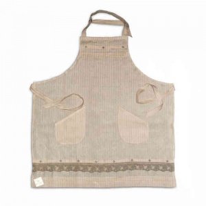 Küchenschürze -Triade- lachs/taupe, Mari