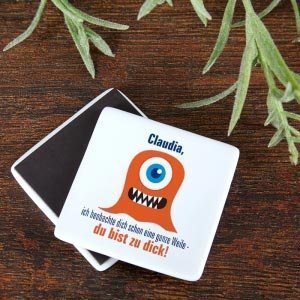 Kühlschrankmagnet Du bist zu dick