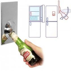 Kühlschrankmagnet Flaschenöffner - silbe