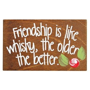 Kühlschrankmagnet "Friendship is like wh