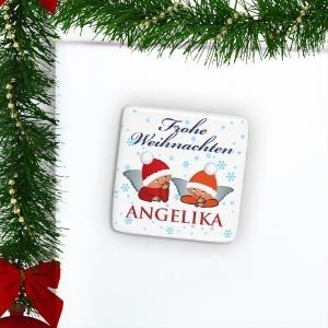 Kühlschrankmagnet Frohe Weihnachten