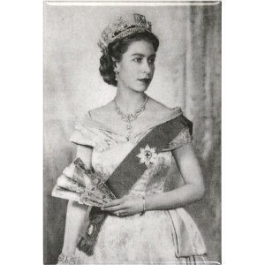 Kühlschrankmagnet "Queen Elizabeth II"