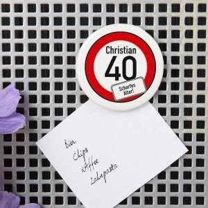 Kühlschrankmagnet Scharfes Alter