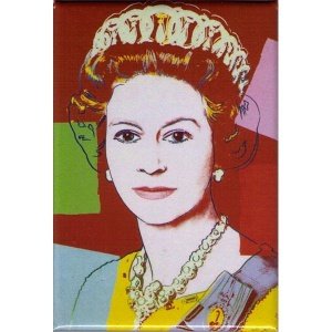 Kühlschrankmagnet "The Queen" by Andy Wa