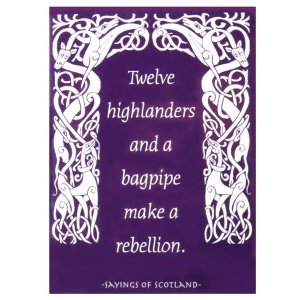 Kühlschrankmagnet "Twelve Highlanders"