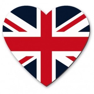Kühlschrankmagnet "Union Jack Heart"