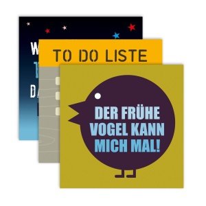 Kühlschrankmagneten mit "Lebensweißheite