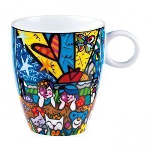 Künstler-Becher Pop Art, Im Park