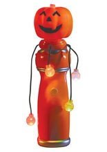 Kürbis Lampe Halloween Deko schwarz-oran