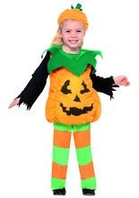 Kürbis Pumpkin Kinder-Kostüm orange-grün