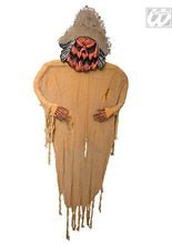 Kürbis-Vogelscheuche Hänge-Deko 190cm