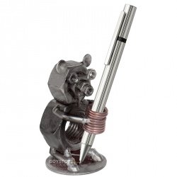 Kugelschreiberhalter Bär Schreibtisch Ge