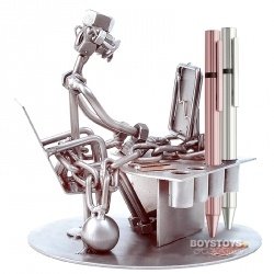 Kugelschreiberhalter Schraubenmännchen