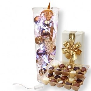 Kugelvase Shining Light (50 cm) und Pral