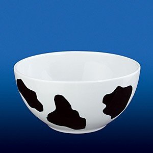 Kuh-Flecken Bowl / Müsli-Schale aus Porz