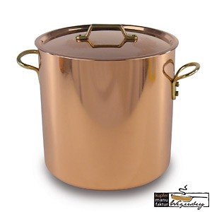 Kupfer Suppentopf hoch, D 20 cm